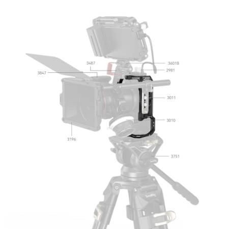 SmallRig 4159B - klatka, przykład użycia